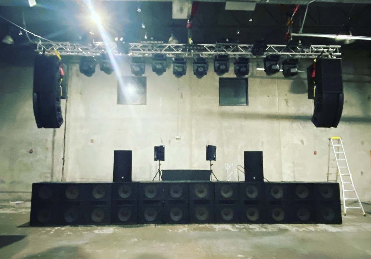 High-end event sound and production environment